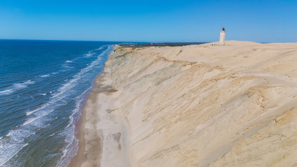 Leuchtturm Rubjerg Knude an der dänischen Küste